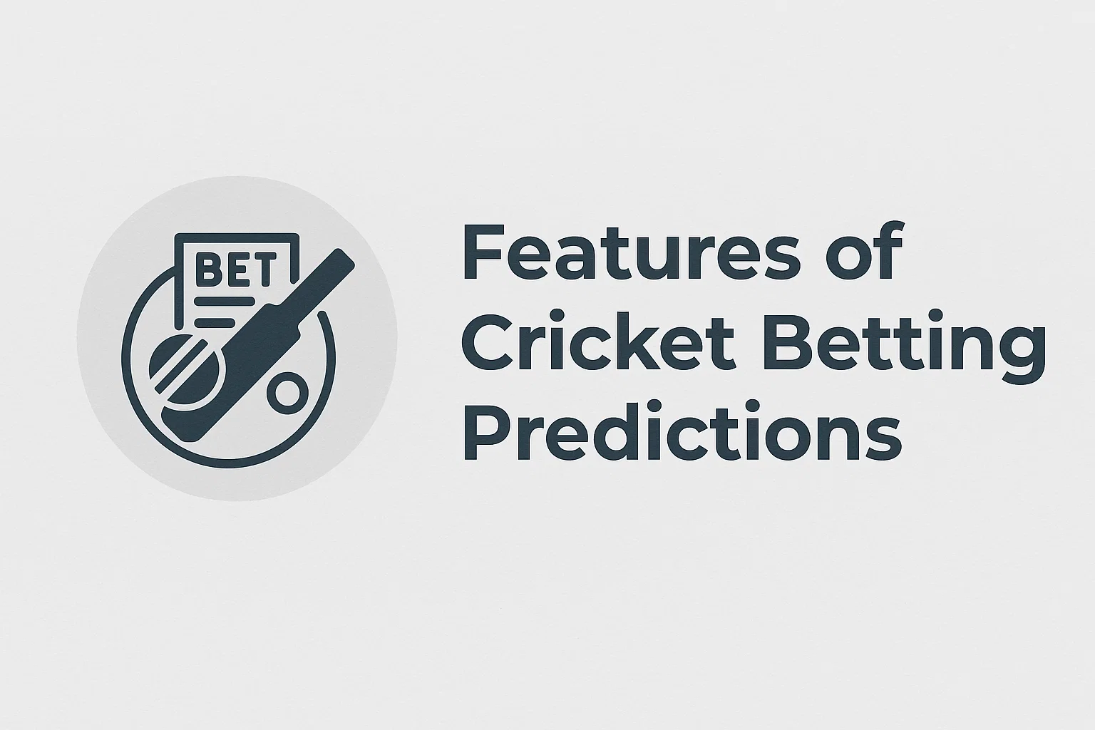 Features of Cricket Betting Predictions